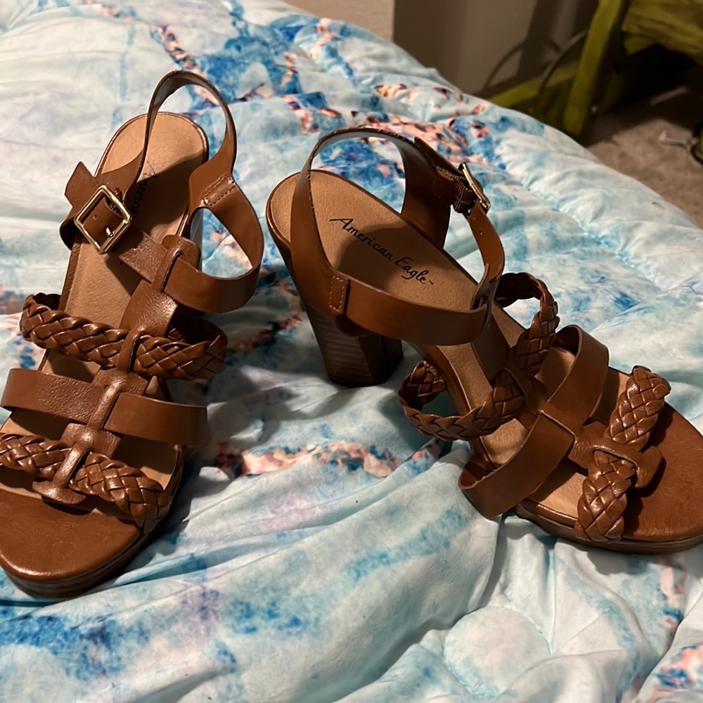 Brown heels
